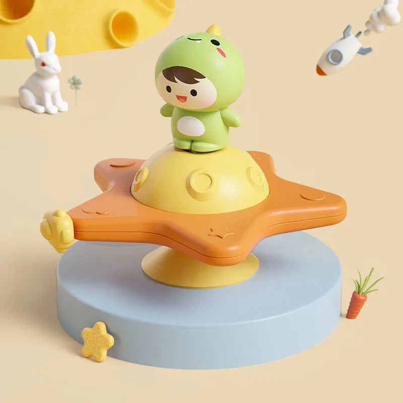 Montessori Suction Cup Spinner Toy | Sensory Table Game for Babies & Toddlers