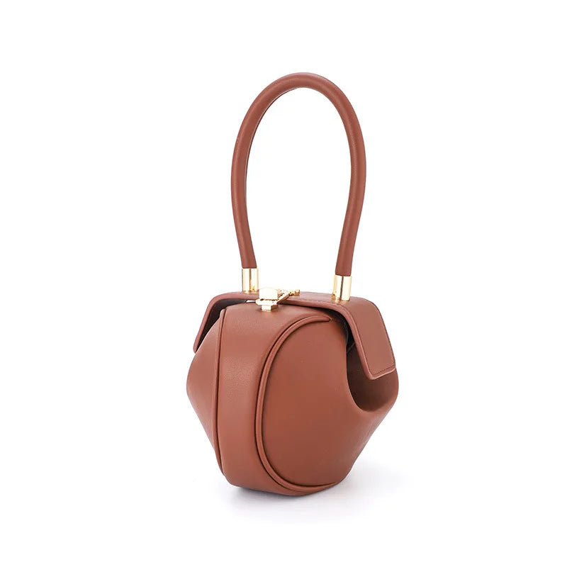 Women's Mini Bowling Round Shoulder Bag