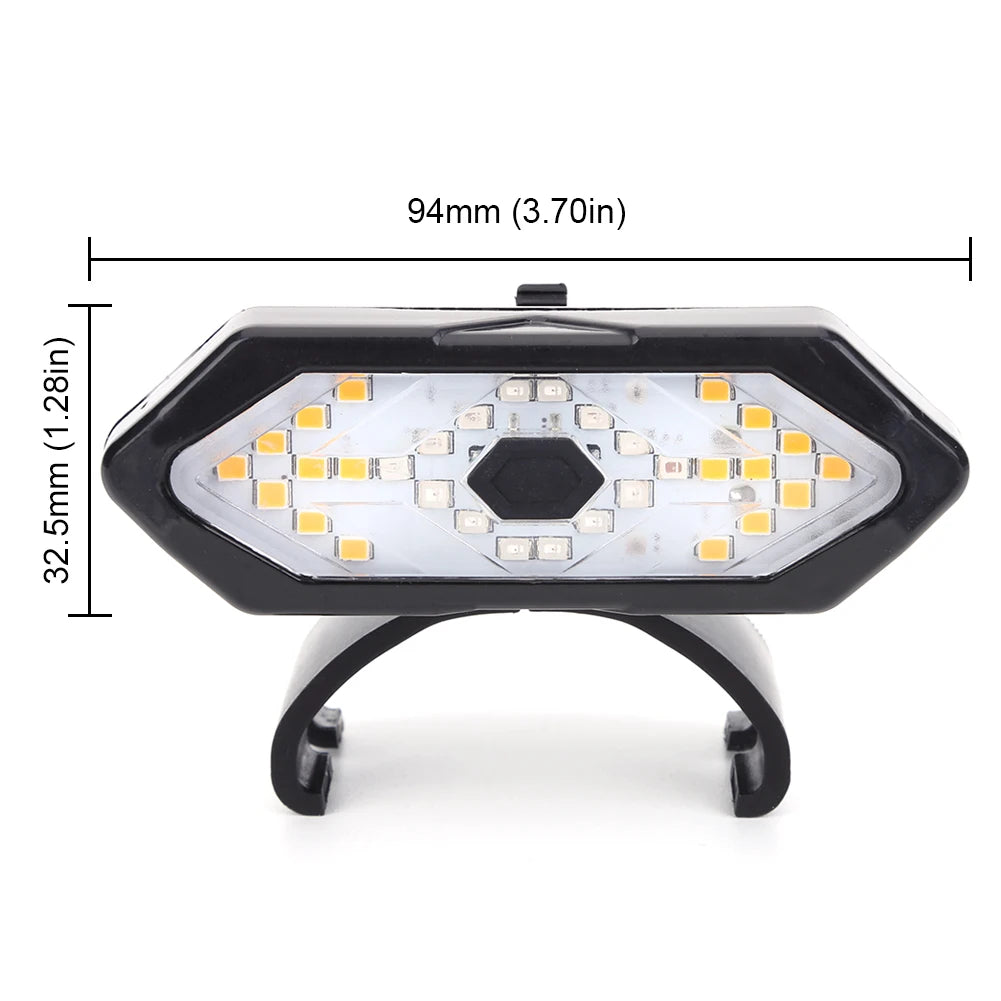 Scooter Turn Signal Safety Light – Wireless Remote LED Warning Lamp