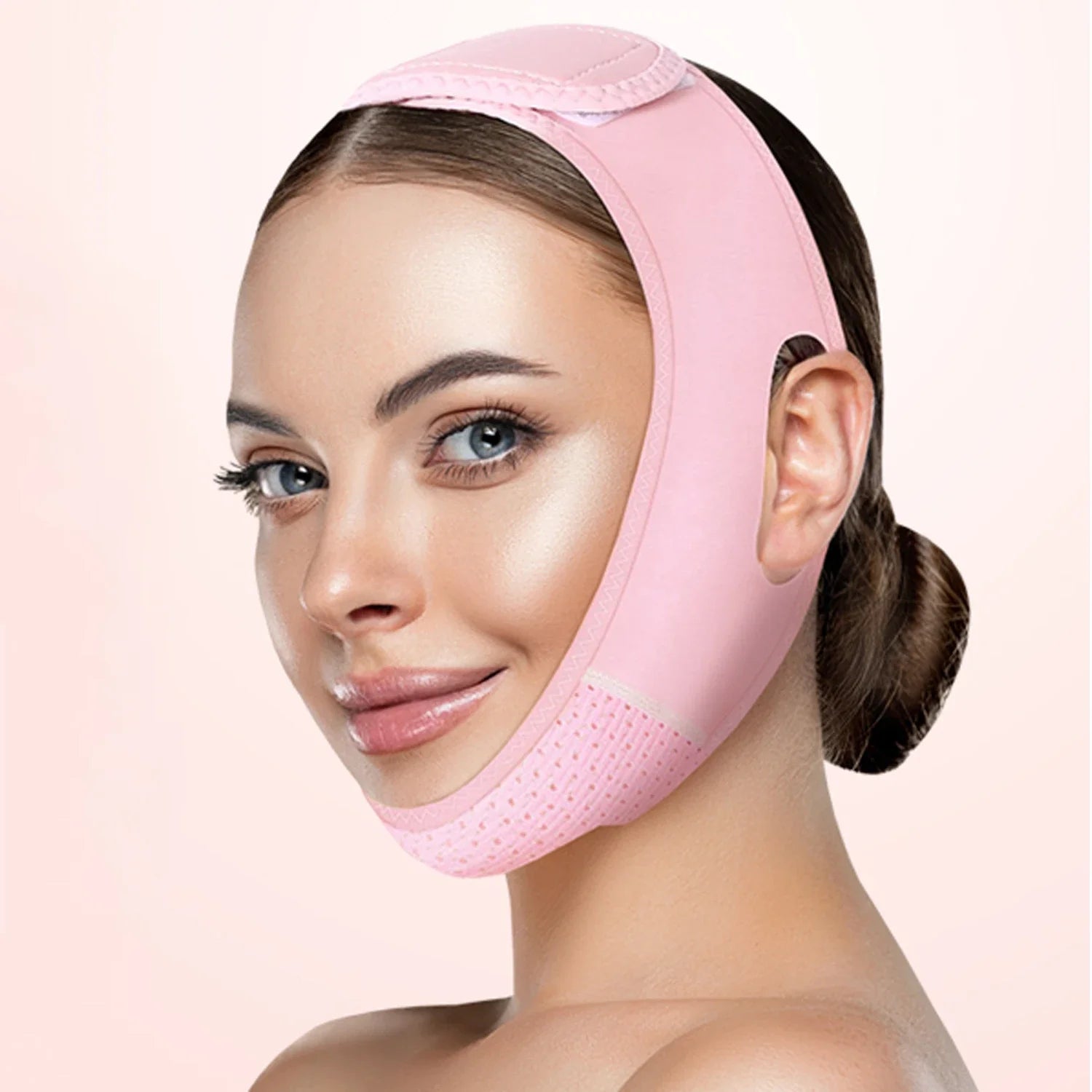 Reusable V Shaped Facial Strap Comfort Skin Care Belt Home Daily Face Support Beauty Accessory