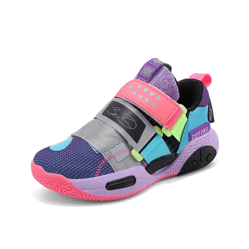 Kids' Unisex Lightweight Basketball Sneakers