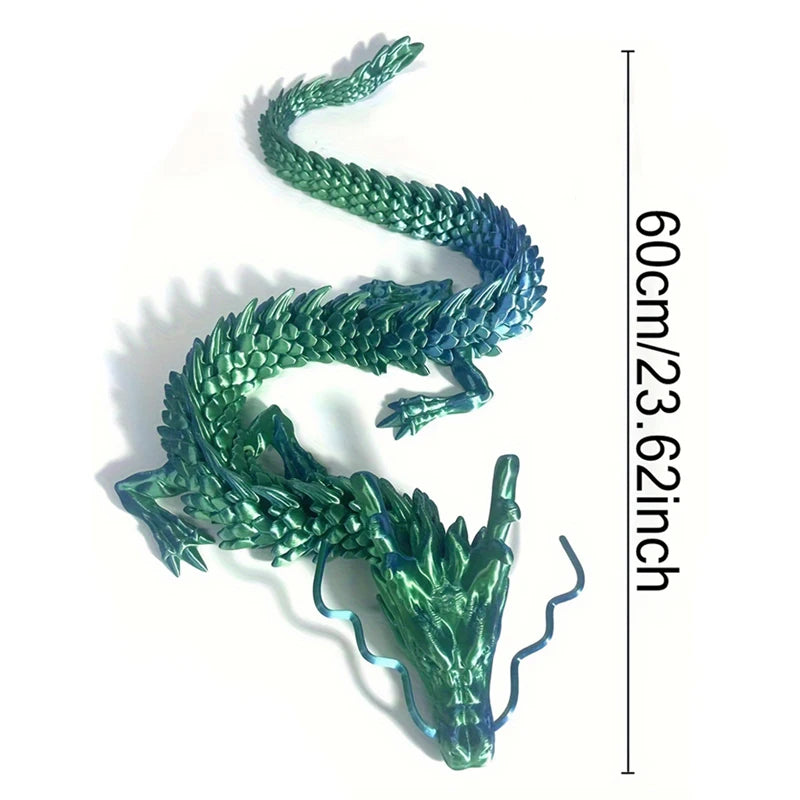 Giant 3D Dragon Figurine 60cm - Desk & Office Decor