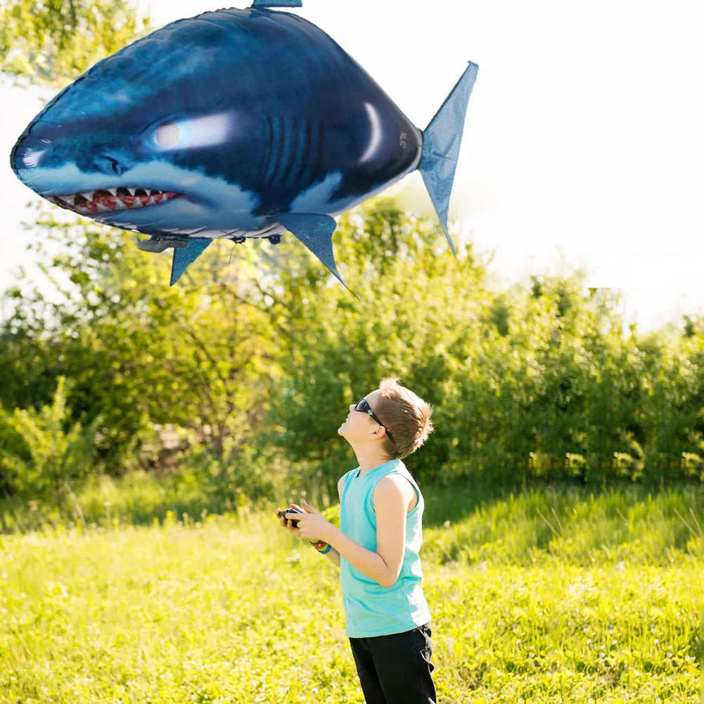 RC Flying Air Balloon Toys for Kids - Shark & Clownfish