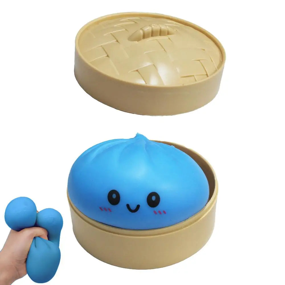 Squishy Dumpling & Baozi Sensory Dough Ball – Low Rebound Stress Relief Squeeze Toy