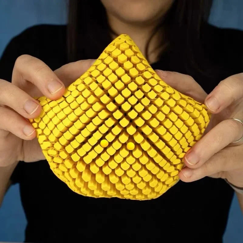 Cute 3D Printed Squishy Articulating Starfish - Stress Relief Fidget Starfish Toy, Unique Desk Decor & Flexible Gift Idea