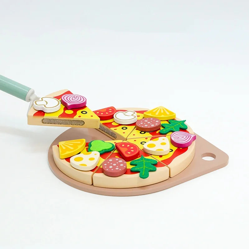Tea Party Set Dessert Stand Playset ,Wooden Toys Pretend Play Food Kitchen Accessories for Toddler Tea Set Birthday Gift