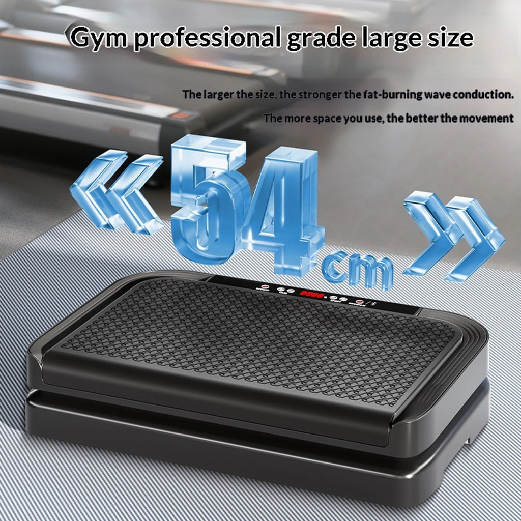 Exercise Vibration Plate with Rope Abdominal Workout Equipment 200 Modes Whole Body Vibrate Fitness Platform for Home Office