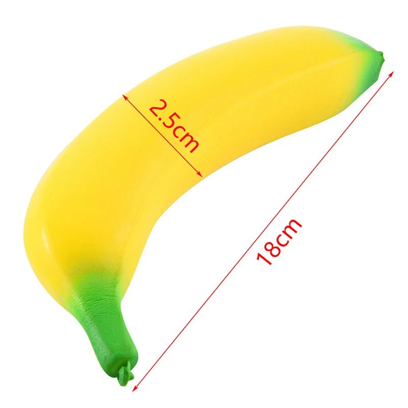 Anti-stress Squishy Slow Rising Jumbo Squishy Banana Toys Kneading Fruit Squeeze Toys Fun Stress Relief Toys