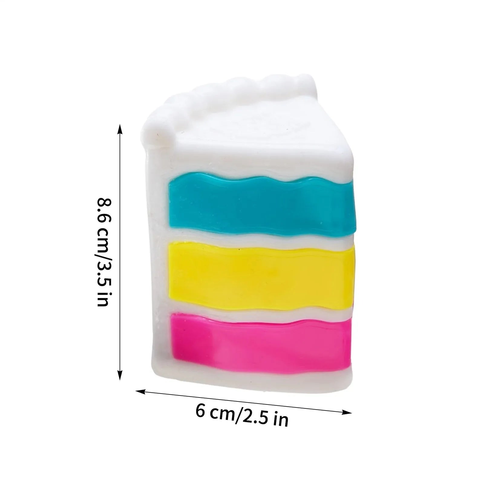 Peace O'Cake Shape Sensory Squeezing Relieve Stress Toy is the best item for students with high office pressure Gifts