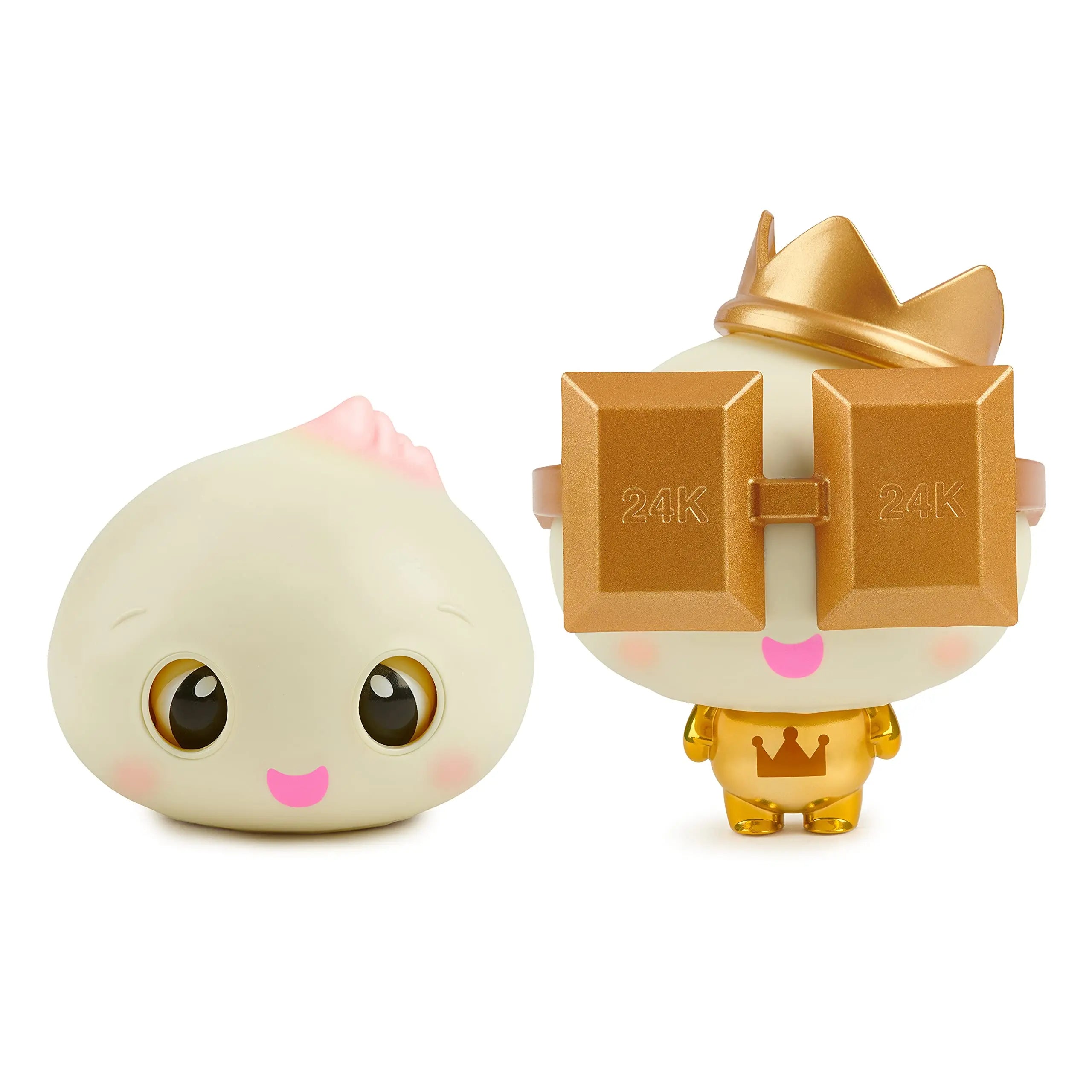 My Squishy Little Dumplings Interactive Doll Marshmallow Golden Cute Dumpling with Sound and Light Electronic Interactive Toys