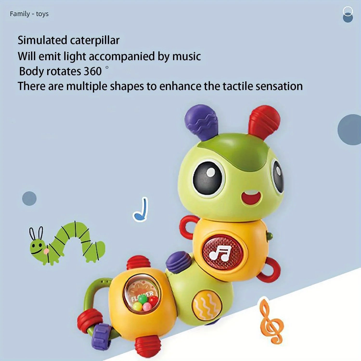 Baby Musical Sensory Toy | Sound & Light Interactive Toy for Infants 6-12 Months