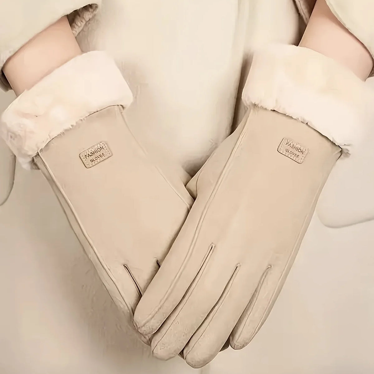 Women's Plush-Lined Touchscreen Gloves