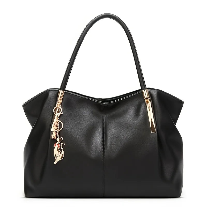 Women's Large Capacity Work Tote with Detachable Shoulder Strap