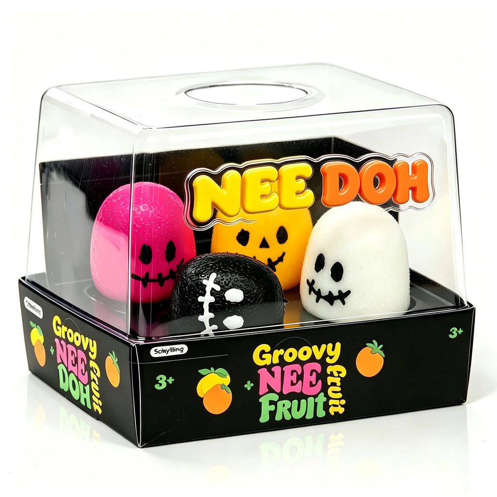 Halloween Squishy Fidget Toy – Spooky Face Design