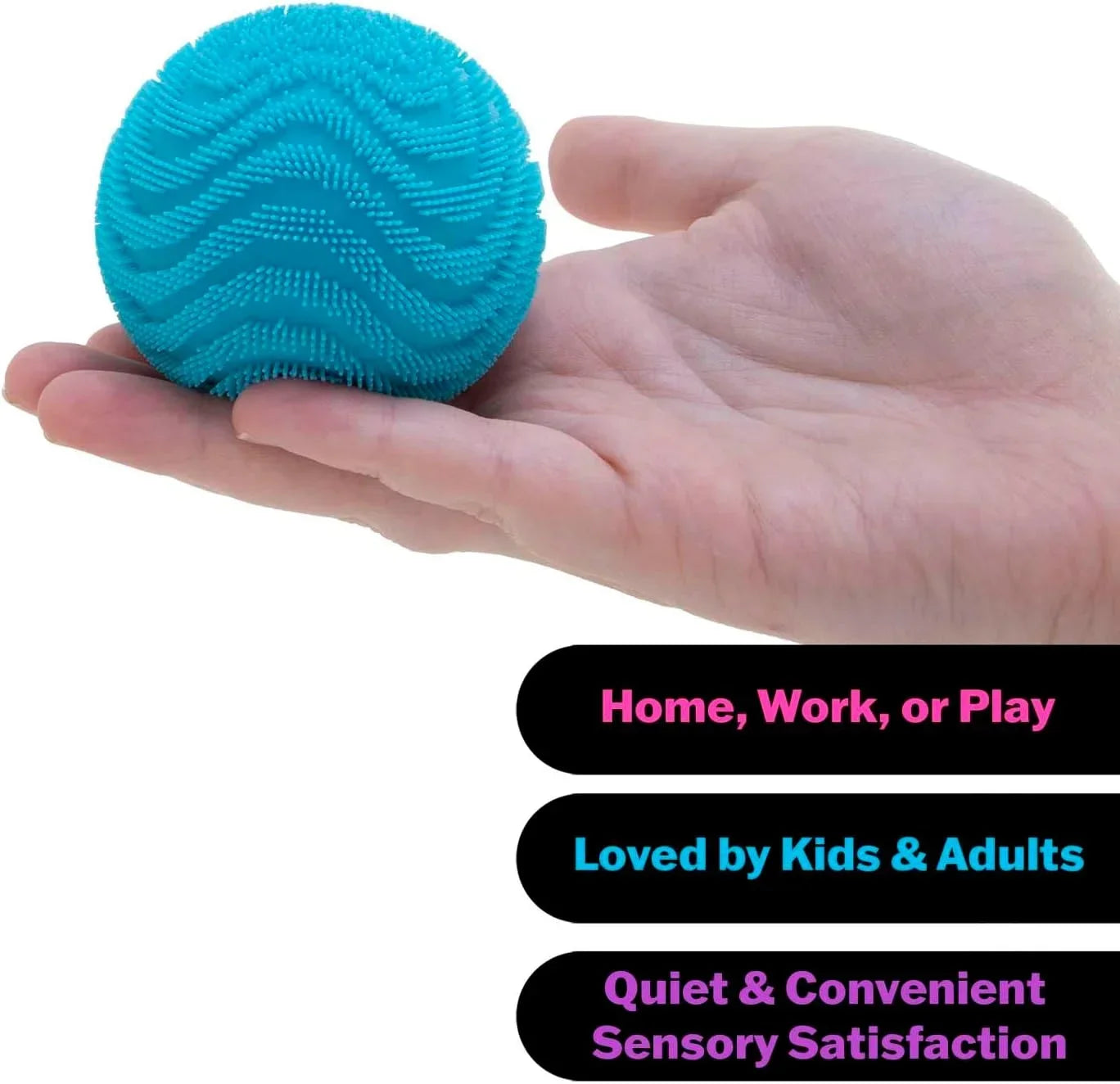 NeeDoh Fuzz Ball Blind Box Stress Relief Toy | Soft Squishy Desktop Ornament Squeeze Ball
