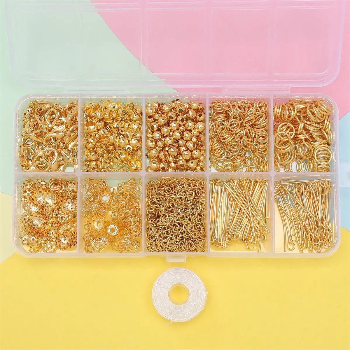 1Set/Bag Jewelry Making Starter Kit Earrings Necklace Findings DIY Beads Jewelry AccessoriesSuitable For Adults And Beginners
