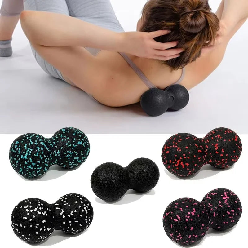 Peanut Massage Ball – Deep Tissue Fascia Roller for Muscle Relief