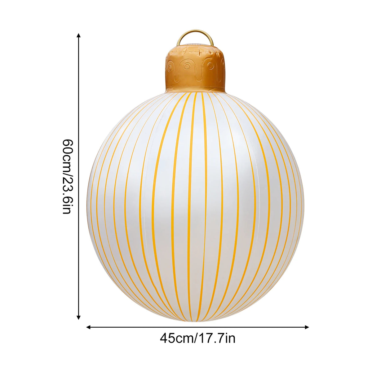Large Inflatable Christmas Ornament Ball, 1 Piece