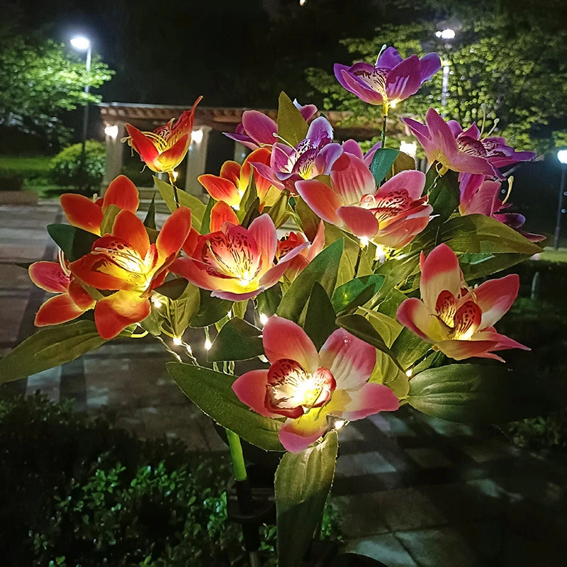 Solar Butterfly & Sunflower Lawn Lamp | Outdoor Garden Solar Light
