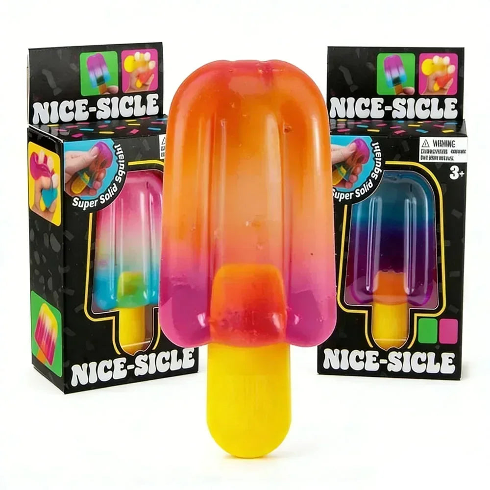 New NeeDoh Nice-Sicle Popsicle Sensory Squeeze Toy Super Stress ice lolly Relief for Kids Adults Summer Easfestival gifts 2026..