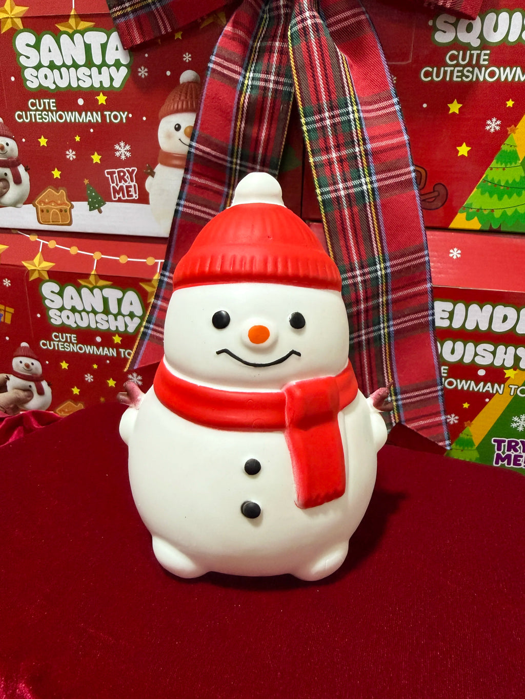 Christmas Snowman Squishy Fidget Toy