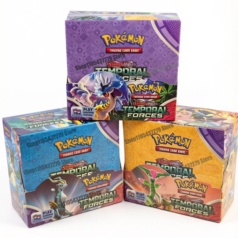 Pokémon 360Pcs English Booster Box | Scarlet Violet, Prismatic Evolutions, Temporal Forces & More