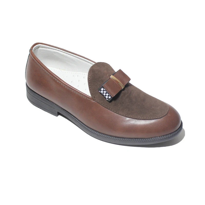 Boys' Classic British Oxford Dress Shoes