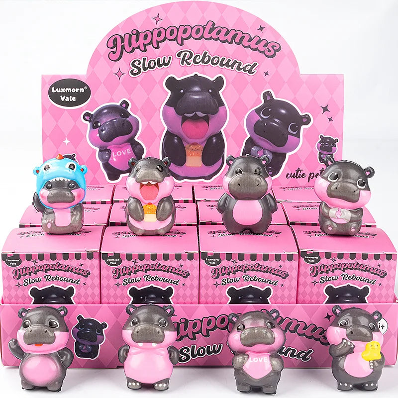 12-Piece Slow Rebound Mystery Blind Box Squishy Set | Cute Food & Animal Collectibles | Ages 14+