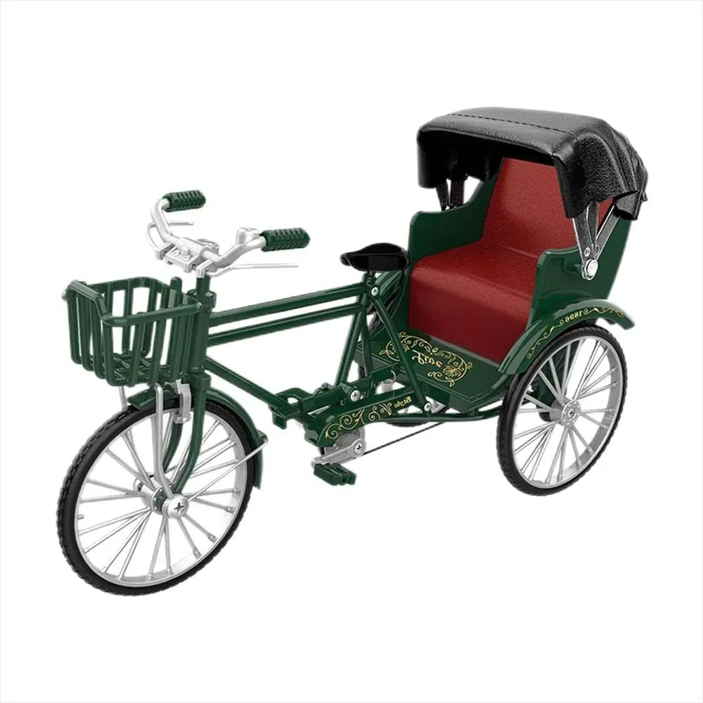 1:12 Scale Vintage Classic Tricycle Diecast Metal Model – Alloy Collectible Toy, 8 Styles