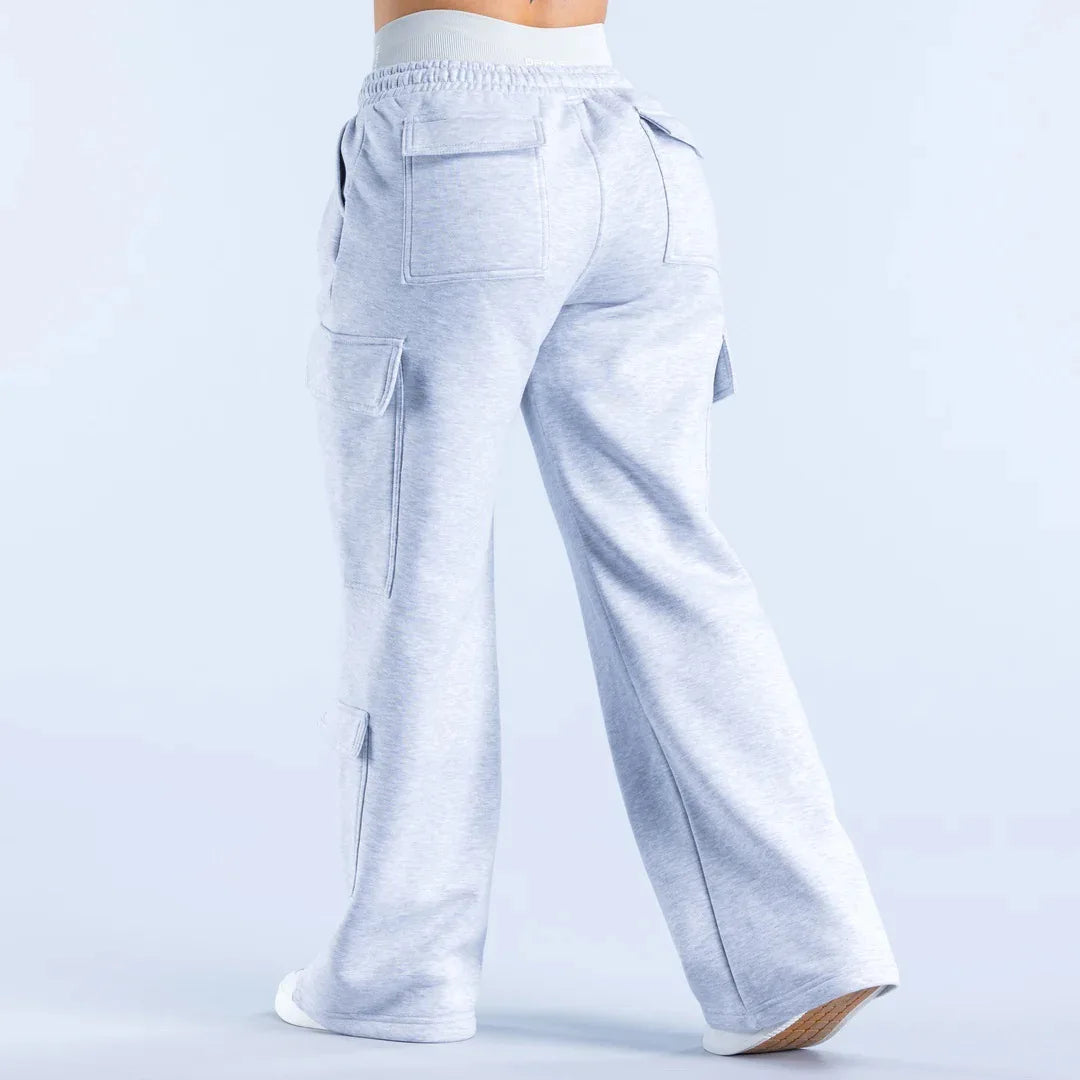 Women's Wide Leg Cargo Pants with Pockets