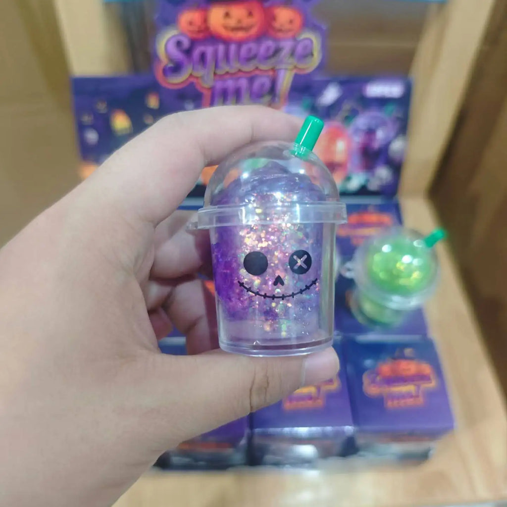 Halloween Coffee Cup Squishy Squeeze Toy | Slow-Rising Stress Relief Sensory Fidget Gift