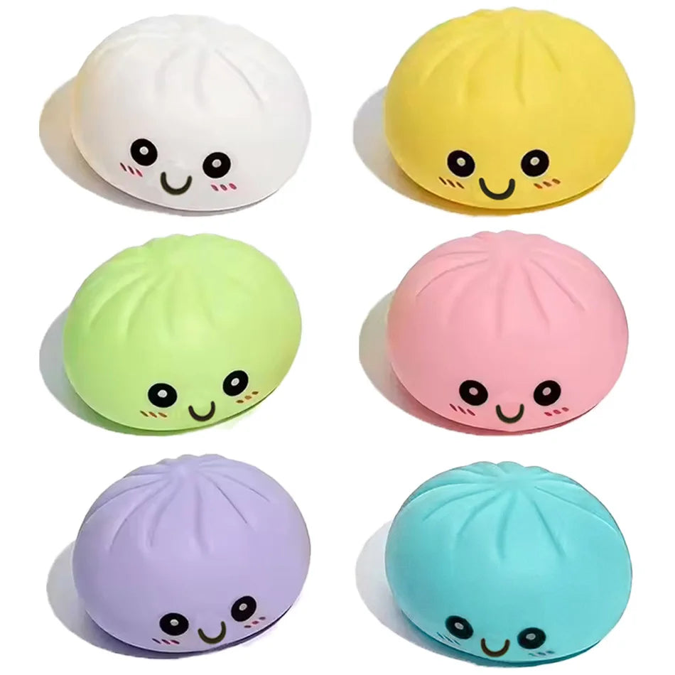 Dumplings Stress Relief Fidget Toys Bedroom Desktop Decoration Dumpling Vinyl Doll Night Light Luminous Toy Surprise Girl Gift