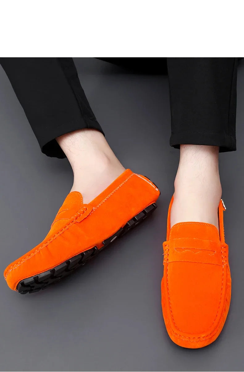 Shoes Men Casual Shoes Fashion Men Shoes Genuine Leather Men Loafers Moccasins Slip on Men Flats Male Driving Shoes