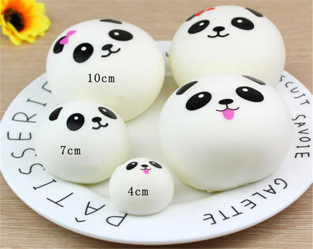 Slow Rising Bread Squishy Stress Relief Toy | Soft Foam Sensory Squeeze Toy — Cute Gift