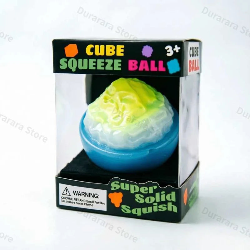 New Snowflake Ice Cube Maltose Squishy Stress Relief Slow Filled Squishy Toys Kids Stress Relief Decompression Venting Toys