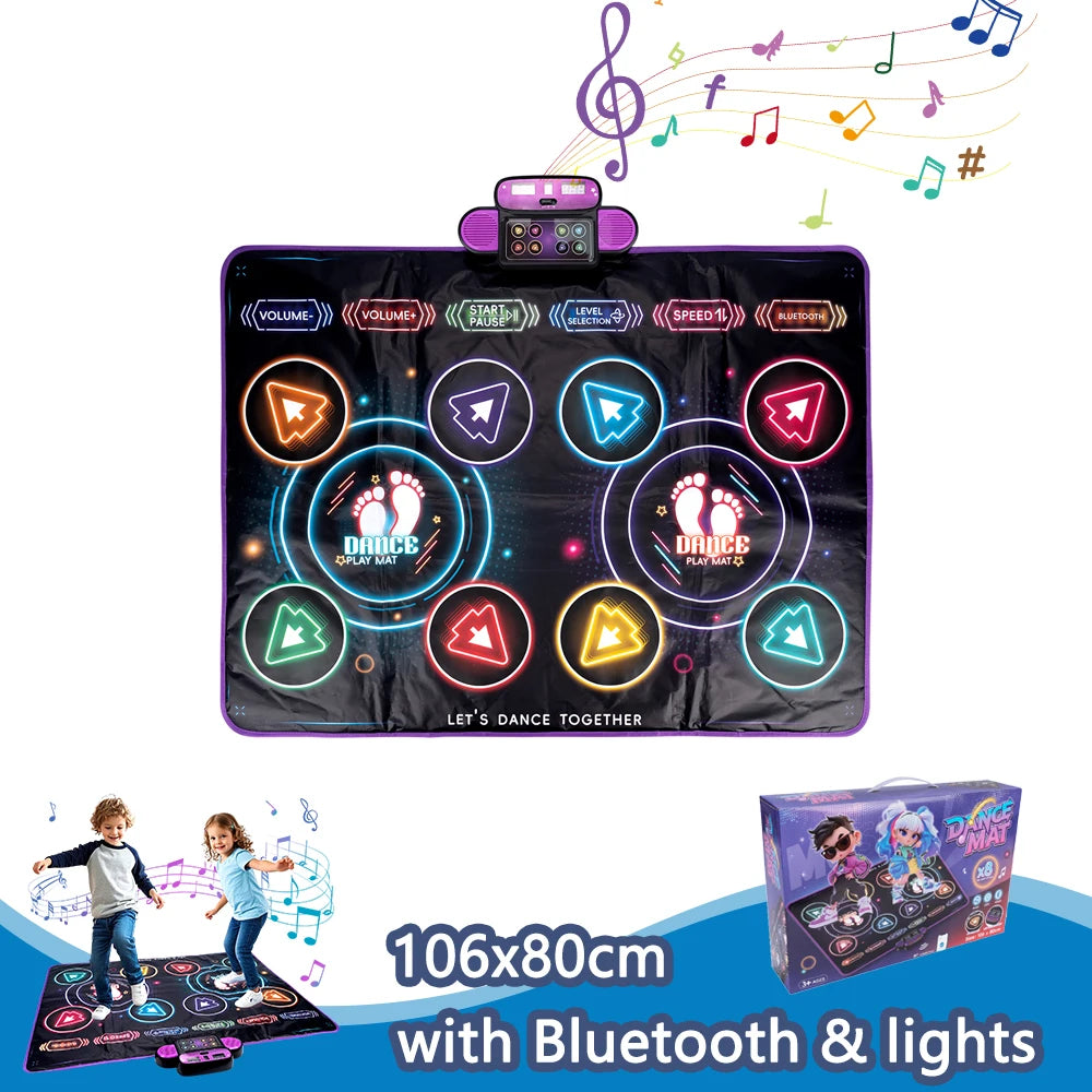 Kids Electronic Dance Mat – Musical Floor Blanket with 9 Levels