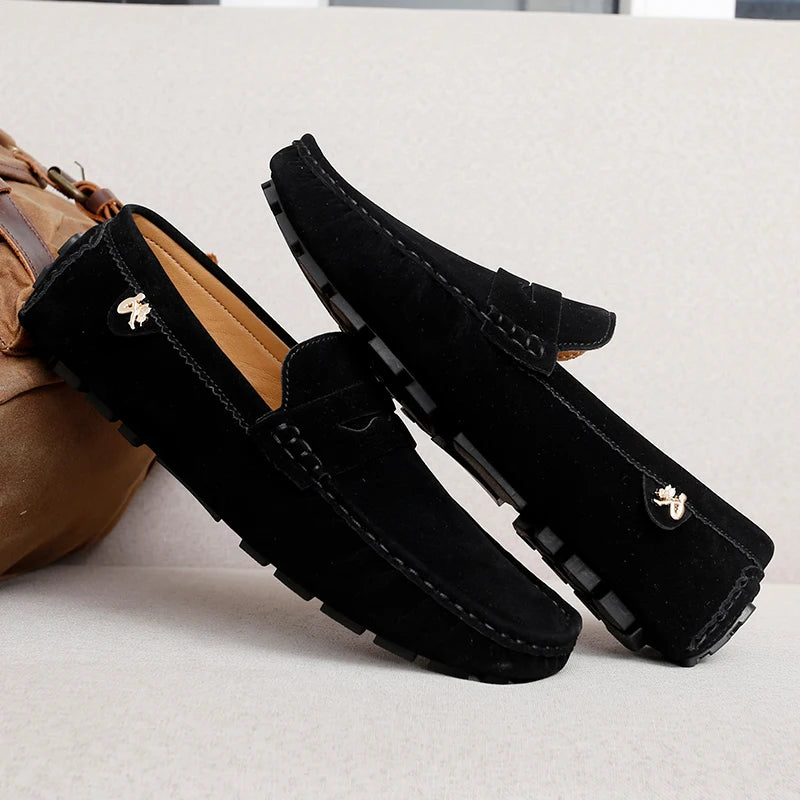 Shoes Men Casual Shoes Fashion Men Shoes Genuine Leather Men Loafers Moccasins Slip on Men Flats Male Driving Shoes