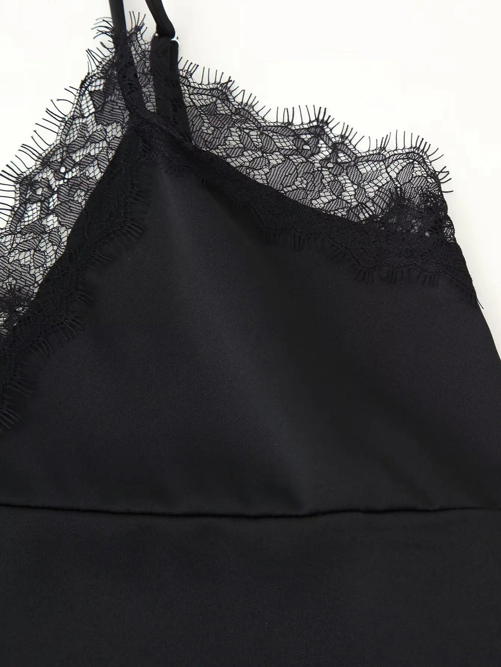 HH 2026 New Fashion Woman Lace Trim Sling Sleeveless V Collar Backless Mini Top Female Slim Fit Thin And Light Sexy Top