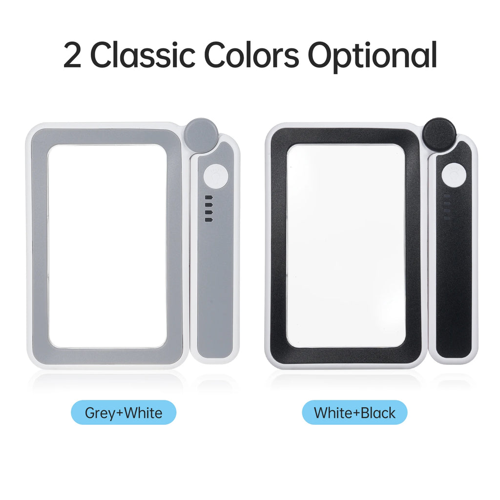 4X Large Magnifying Glass with LED Lights USB Loupe Rechargeable Magnifier Handheld Reading Magnifying Lamp With LED Lighting