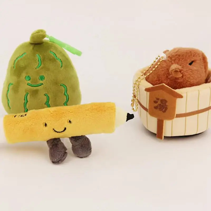 Jellecat Fun Fruit Series Doll Stuffed Bitter Gourd Plush Toy Handmade Doll Cartoon Anime Cute Children's Birthday Gift Doll