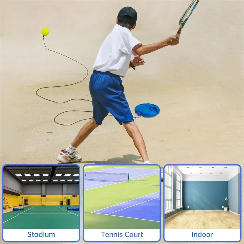 Professional Tennis Training Ball Trainer - Indoor Exercise Self-Study Rebound Ball Primary Tool for Tennis Practice