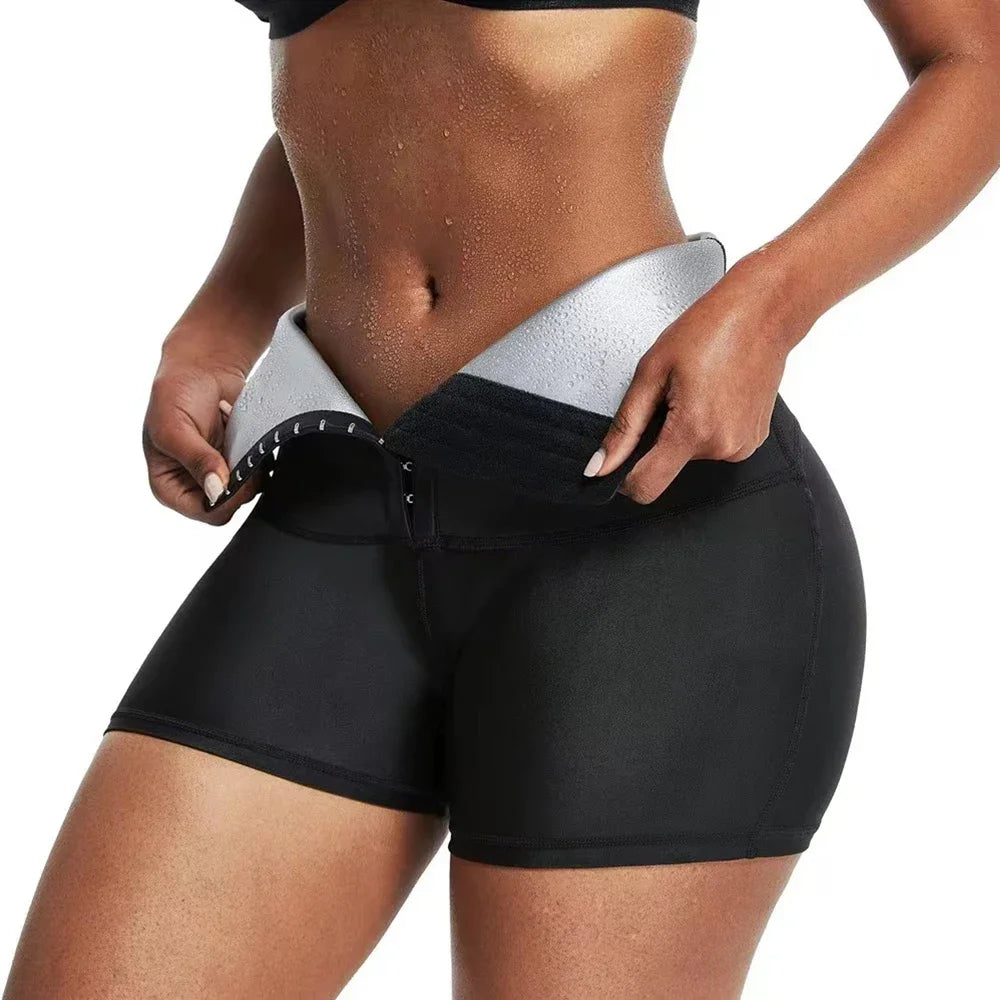 Women Waist Trainer Sauna Pants for Weight loss Fat burning High Waist Body Shaper Sweat Pants