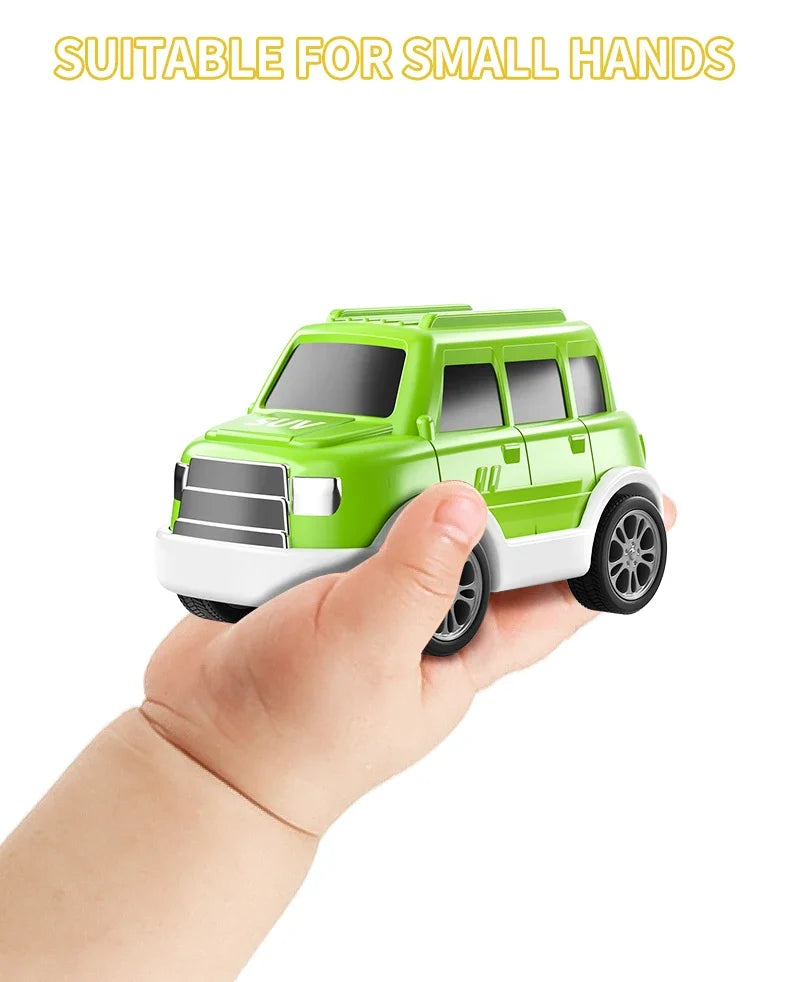 Wind-up Cars Toy engineering trucks heavy trucks police car fire trucks music light model set puzzle toys Boys Kids Gifts