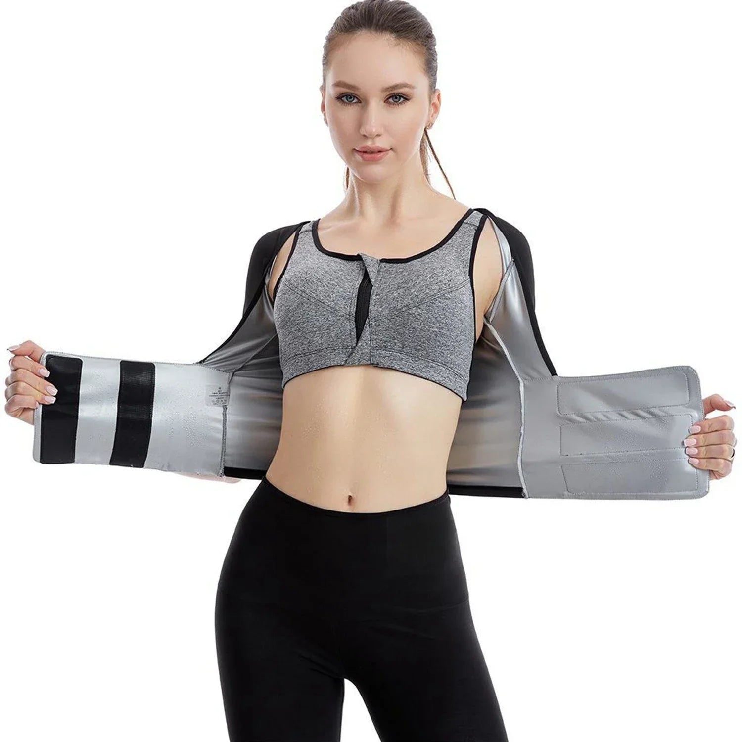 1pcs Women Waist Trainer Corset Weight Slimming Neoprene Sauna Sweat Vest Workout Body Shaper Fitness Equipment Accessories