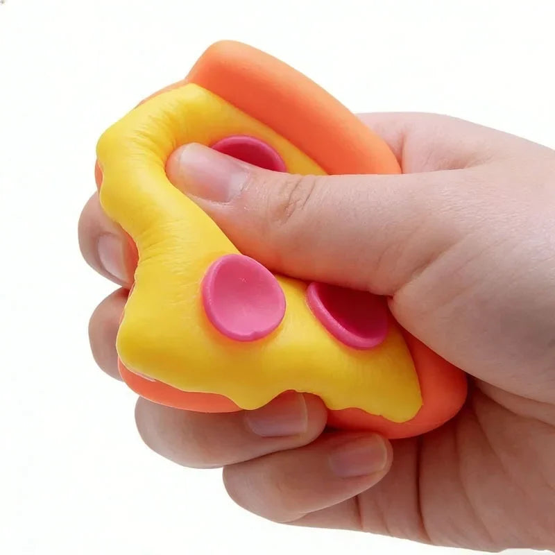 Schylling NeeDoh Pizza Sensory Fidget Cube | Stress Relief Squishy | Anti-Anxiety | ADHD Focus Tool