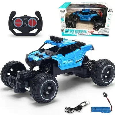 Alloy High-Speed Drift 2.4GH Radio Controlled Toy Vehicles Car Charging Remote Control For Kids Children Boys Creative Cool Gift