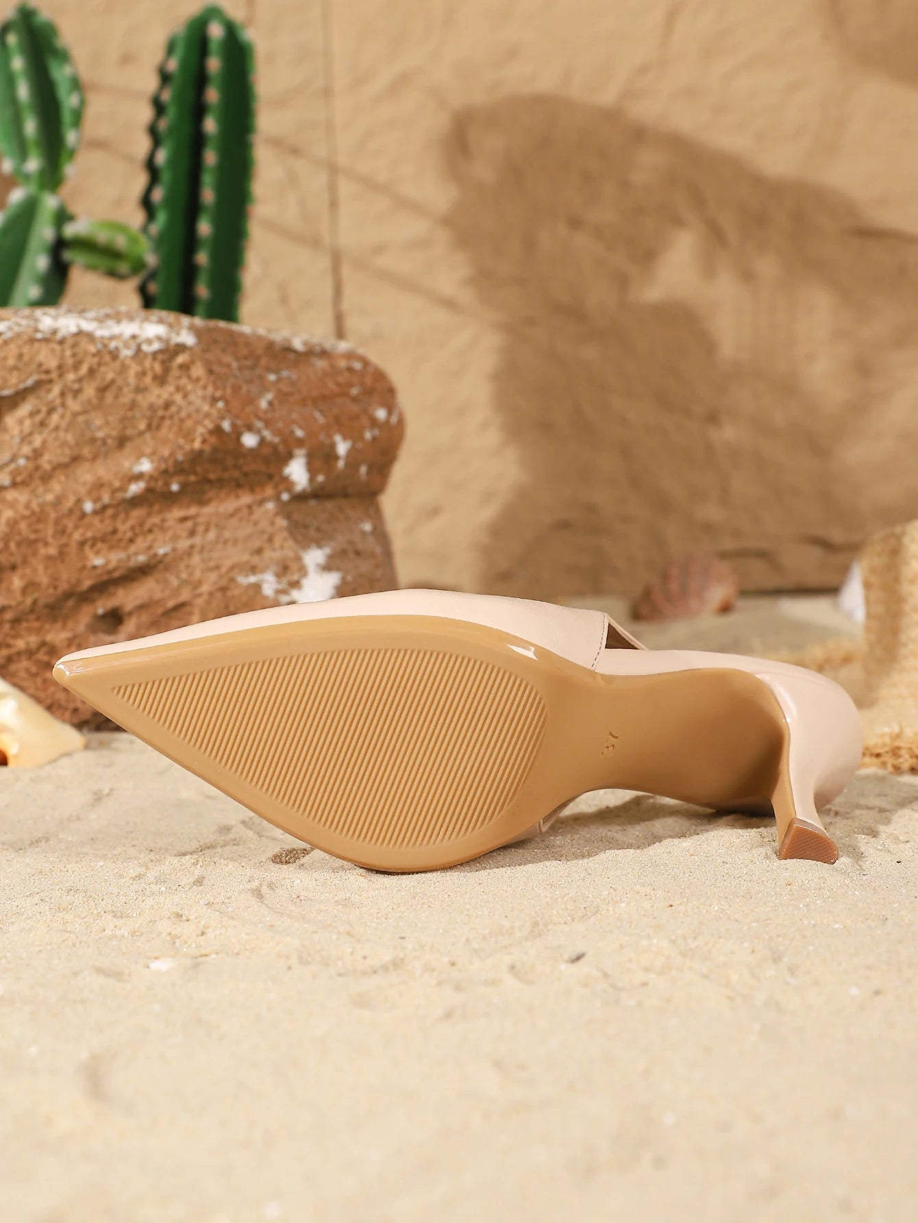 Women's Pointed Toe Slingback High Heel Sandals