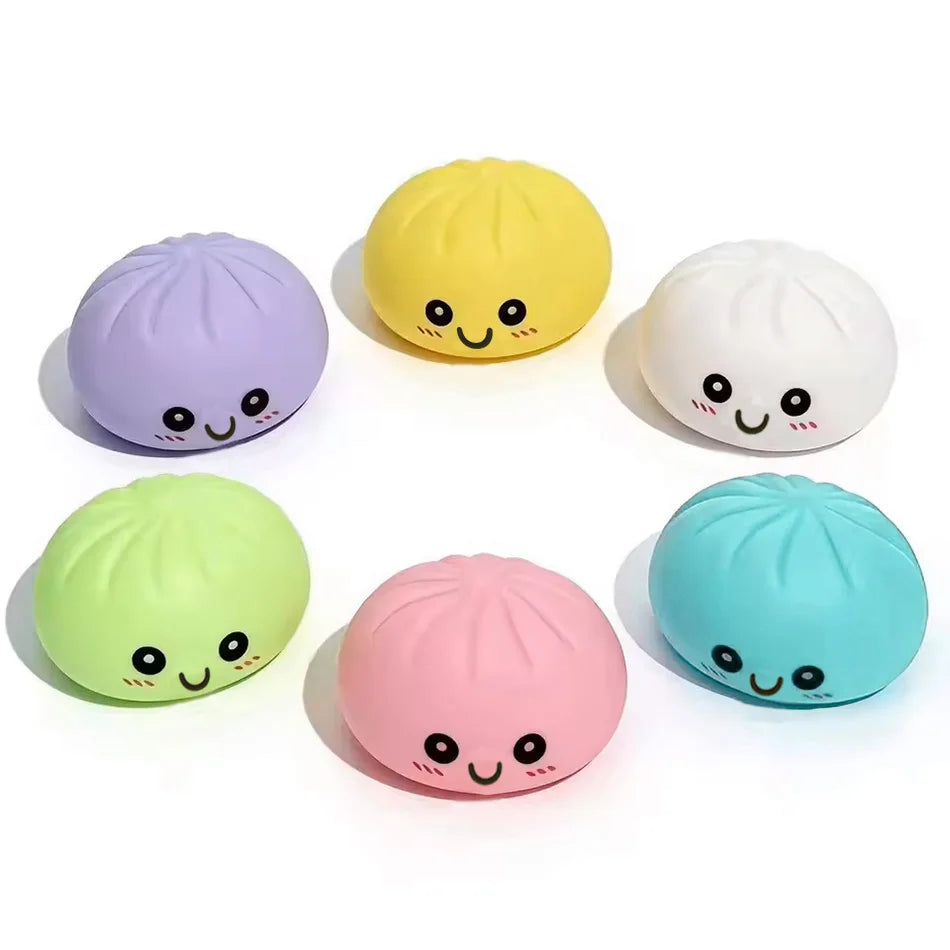 Dumplings Stress Relief Fidget Toys Bedroom Desktop Decoration Dumpling Vinyl Doll Night Light Luminous Toy Surprise Girl Gift