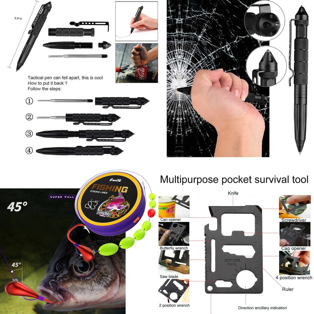 Survival First Aid Kit Survival Full Set Molle Outdoor Gear Emergency Kits Trauma Bag Camping Hiking IFAK Adventures EDC
