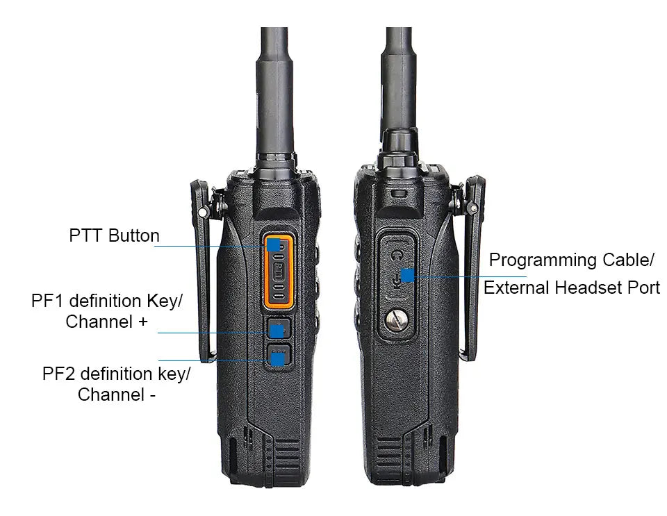 Retevis RT86 Walkie Talkie Professional Two Way Radio Long Range Walkie Talkie Communication radio for Outdoor Business